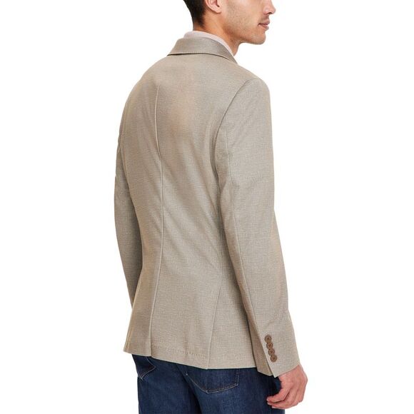 Calvin Klein Mens Slim-Fit Melange Sport Coat 40 Regular Tan Blazer - NWT $295